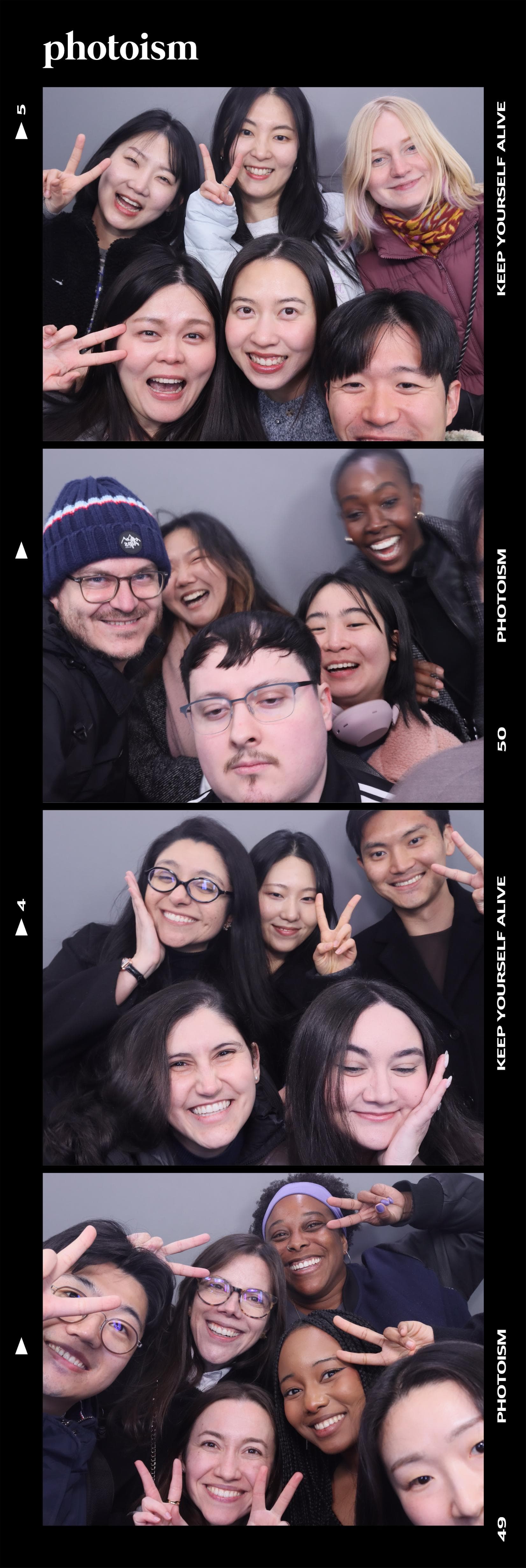 KND members on a night hike up Gwanaksan mountain in Seoul
